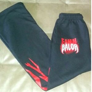 WWE Finn Balor The Demon Joggers Sweatpants Pants Judgement Day NXT WWF